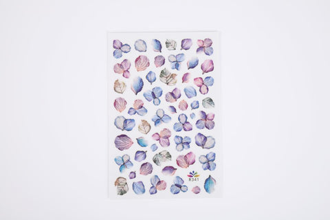 'Watercolour Floral' Nail Stickers